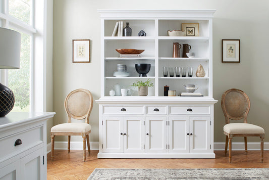 Halifax Hutch Bookcase 5 Doors 3 Drawers