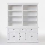 Halifax Hutch Bookcase 5 Doors 3 Drawers
