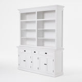 Halifax Hutch Bookcase 5 Doors 3 Drawers
