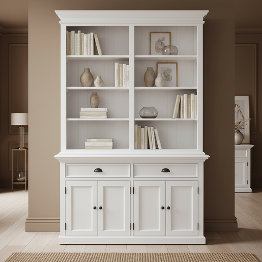 Halifax Buffet Hutch Unit with 8 Shelves