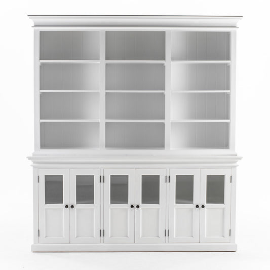 Halifax Hutch Unit with 6 Glass Doors