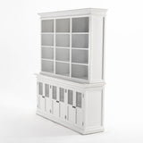 Halifax Hutch Unit with 6 Glass Doors
