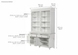 Skansen Hutch Bookcase Unit