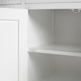 Skansen Hutch Cabinet with 5 Doors 3 Drawers