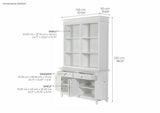Skansen Hutch Unit with 6 Shelves