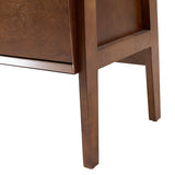 Andre 76"H x 36"W Solid Wood Ladder Bookcase
