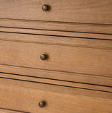 4-Piece Transitional Solid Wood Bedroom Set with 5-Drawer Dresser