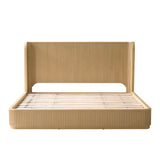 Braise Platform Bed-NATURAL