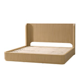Braise Platform Bed-NATURAL