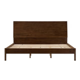 Vivian Solid Wood Platform Bed with USB Ports and Storage Headboard