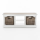 Halifax Bench & Basket Set