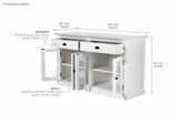 Halifax Classic Buffet with Glass Doors