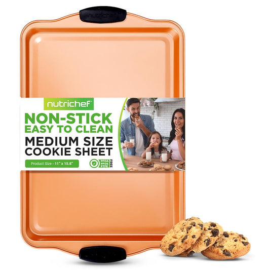 Medium Cookie Sheet -Commercial Grade Restaurant Quality Metal Bakeware, Compatible With Models: Ncsbs3S45, Nc5Pcs (Copper)