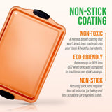 Medium Cookie Sheet -Commercial Grade Restaurant Quality Metal Bakeware, Compatible With Models: Ncsbs3S45, Nc5Pcs (Copper)
