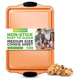 Medium Cookie Sheet -Commercial Grade Restaurant Quality Metal Bakeware, Compatible With Models: Ncsbs3S45, Nc5Pcs (Copper)