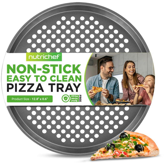 Non-Stick Pizza Pan - Deluxe Nonstick Gray Coating Inside And Outside,  Compatible With Model: Ncbs10S (Gray)