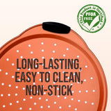 Non-Stick Pizza Pan - Flexible Nonstick Carbon Steel With Black Silicone Handles, Compatible With Models: Ncsbs54S, Ncsbs52S (Copper)