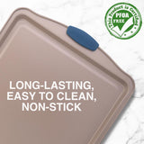 Large Cookie Sheet - Kitchen Oven Baking Pan With Blue Silicone Handles, Compatible With Models: Ncsbsg78, Ncsbsg63, Ncsbsg60, Ncsbsg36 (Gold)