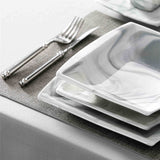 Blance Marble Grey 30 Piece Dinnerware Set