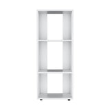 TUHOME Eco 39" Tall Four-Tier Bookcase with Open Shelves, Modern Vertical Storage Cabinet for Living Room, Bedroom or Office, Compact Display Unit for Books, Décor and Everyday Organization with Clean Contemporary Design