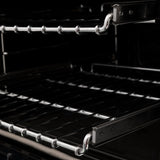 ZLINE 24" Professional Dual Fuel Range, Black Matte door, RA-BLM-24