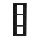 TUHOME Eco 39" Tall Four-Tier Bookcase with Open Shelves, Modern Vertical Storage Cabinet for Living Room, Bedroom or Office, Compact Display Unit for Books, Décor and Everyday Organization with Clean Contemporary Design