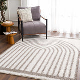 Jola Taupe Area Rug - Clearance