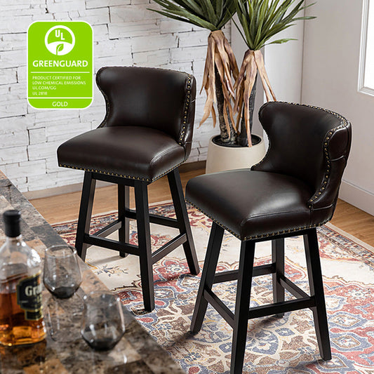 Johannes Swivel Bar & Counter Stool Set of 2