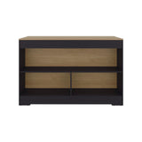 Cuenca Dining Counter Table, Freestanding Structure with 3 Open Storage Shelves and Wide Dining Countertop Space for Kitchen or Dining Rooms
