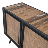 Nordic Rattan TV Dresser 3 Doors