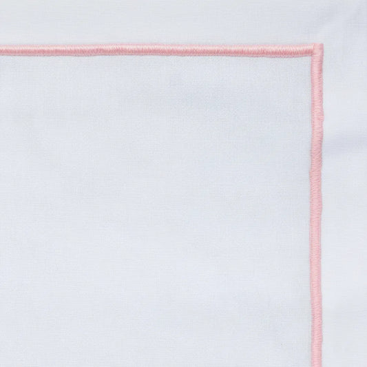 Embroidered Cotton Napkins  - Baby Pink