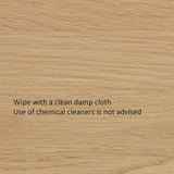 Baguette 86.5" Modern Rectangle Oak Large Dining Table