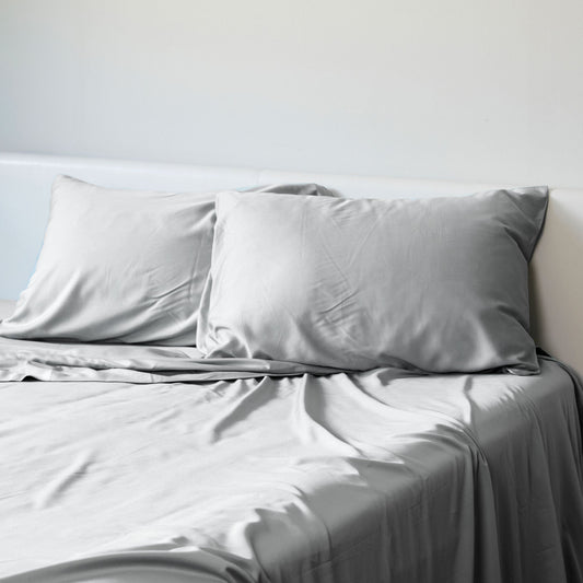 Bamboo Fitted Sheet - Stone