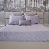 Bamboo Quilted Decorative Pillow - Platinum