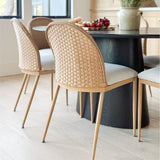 Dwen & Barcelona 79" Oval Dining Table Set for 8 (9-Piece)