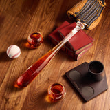 Baseball Themed Whiskey Decanter Set - 20Oz Bat Shaped Decanter