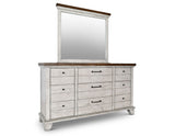 Bear Creek  4-Piece Queen Set (Q Bed/NS/Dresser/Mir)