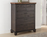 Bear Creek Brown  4-Piece King Set (King Bed/NS/Dresser/Mir)