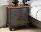 Bear Creek Brown  4-Piece King Set (King Bed/NS/Dresser/Mir)