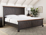 Bear Creek Brown  4-Piece King Set (King Bed/NS/Dresser/Mir)