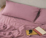 Linen Sheet Set - Dusty Mauve