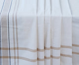 French Striped Tablecloth