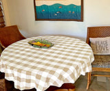 Round Tablecloth - Buffalo Plaid Table cloths