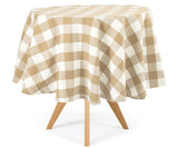 Round Tablecloth - Buffalo Plaid Table cloths