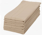 Beige Cotton Napkins - Hemstitched