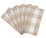 Custom Buffalo Plaid Napkins - Pastel Color Napkins