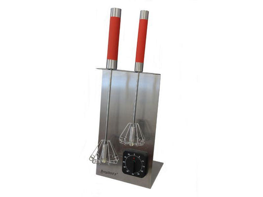 BergHOFF Essentials 3Pc 18/10 Stainless Steel Whisk Set, Red