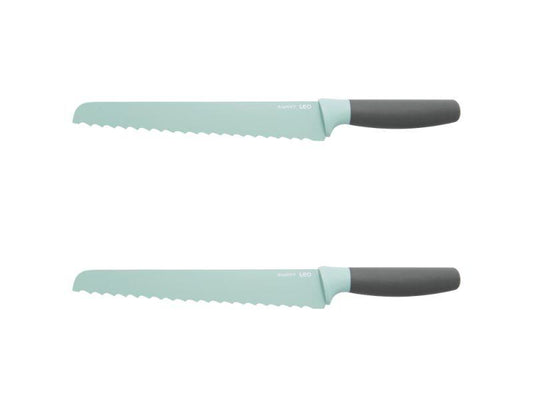 BergHOFF Leo 9" Stainless Steel Bread Knife, Set of 2