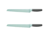 BergHOFF Leo 9" Stainless Steel Bread Knife, Set of 2