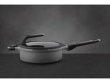 BergHOFF GEM 10" Non-stick Covered Sauté Pan 3.5Qt., Detachable Handle, Grey
